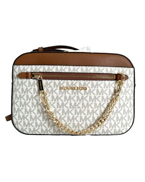 michael kors leather jet set east west crossbody|jet set east west crossbody.